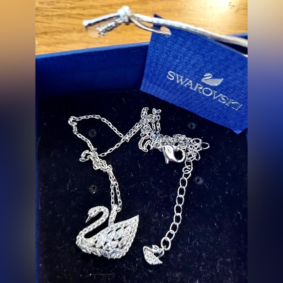 Swarovski Jewelry - Swarovski Crystal Swan Necklace NWT